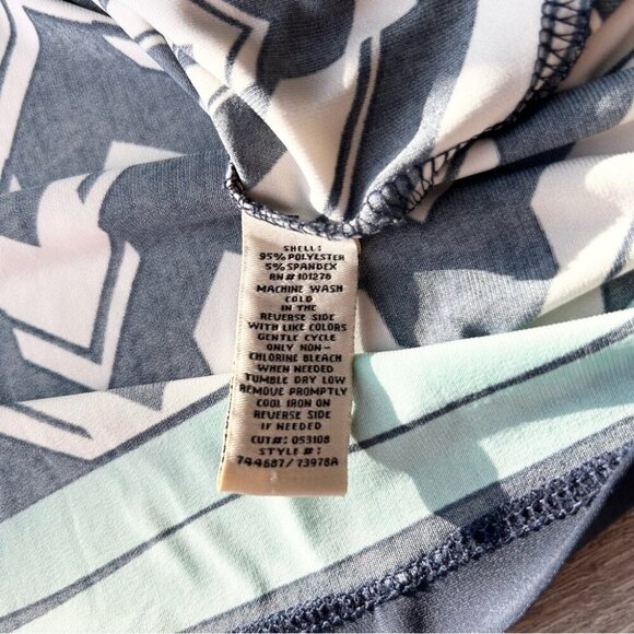 Eci Waves Pattern Draped Asymmetrical Hem Tunics - Picture 12 of 15